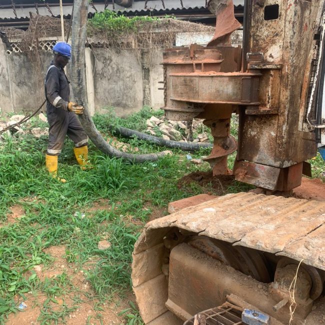 CFA Piling Contractor Lagos | Installation of CFA Piles in Victoria Island